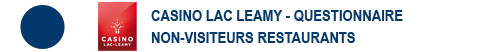 Questionnaire NON visiteurs