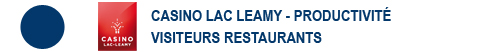 Productivite Visiteurs Restaurants