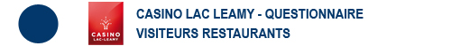 Questionnaire Visiteurs Restaurants